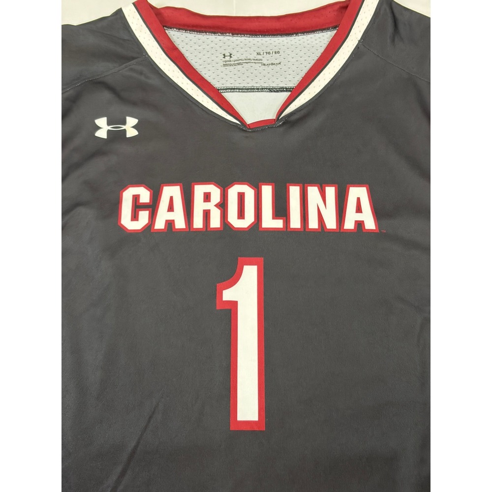 Under Armour South Carolina Gamecocks Basketball Jersey Black XL HeatGear #1